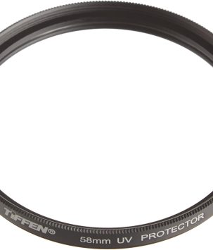 Tiffen 58UVP Slim 58mm UV Protection Filter for Camera Lens, Clear Optical Glass, Impact Resistant Made in USA